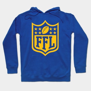 Fantasy Football Logo San Diego Chargers Colors Hoodie